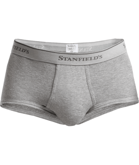 Stanfields Men's Supreme Brief 2 Pack - Grey