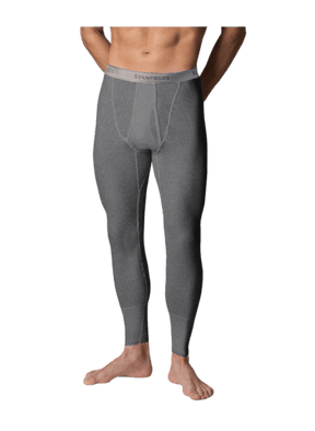 Stanfields Men's Waffle Long Underwear - Charcoal Grey