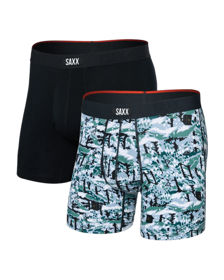 Saxx Men's Vibe Xtra Soft Comfort Boxer Brief Fly 2-Pack