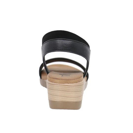 Taxi Women's Debbie-01 Wedge Sandals - Black
