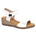 Taxi Women's Debbie-03 Wedge Sandals - White