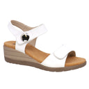 Taxi Women's Debbie-03 Wedge Sandals - White