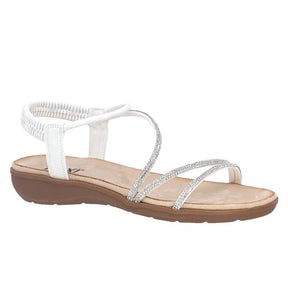 Taxi Women's Paige-01 Dress Sandals - White