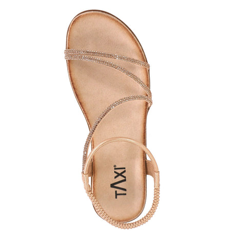 Taxi Women's Paige-01 Dress Sandals - Rose Gold