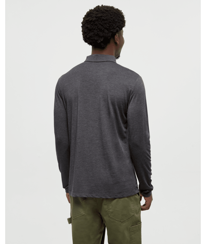 tentree Men's Astir Long Sleeve Polo - A&M Clothing & Shoes - Westlock