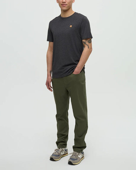 tentree Men's Baker T-Shirt - Meteorite Heather