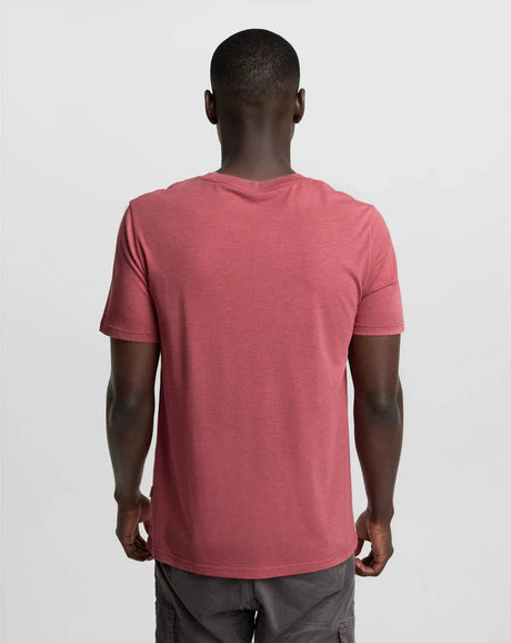 tentree Men's Baker T-Shirt - Rosewood