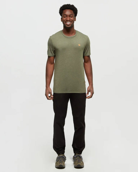 tentree Men's Baker T-Shirt - Deep Olive