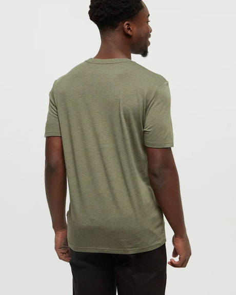 tentree Men's Baker T-Shirt - Deep Olive