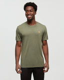 tentree Men's Baker T-Shirt - Deep Olive