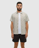 tentree Men's Bike Around Mancos Shirt - Creek Stone/Bike
