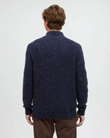 tentree Men's Conrad Fleck Sweater - Midnight Blue