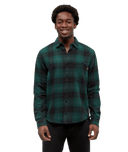 tentree Men's Forest Flannel Shirt - Forest Pine