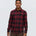 tentree Men's Forest Flannel Shirt - Deep Burgundy
