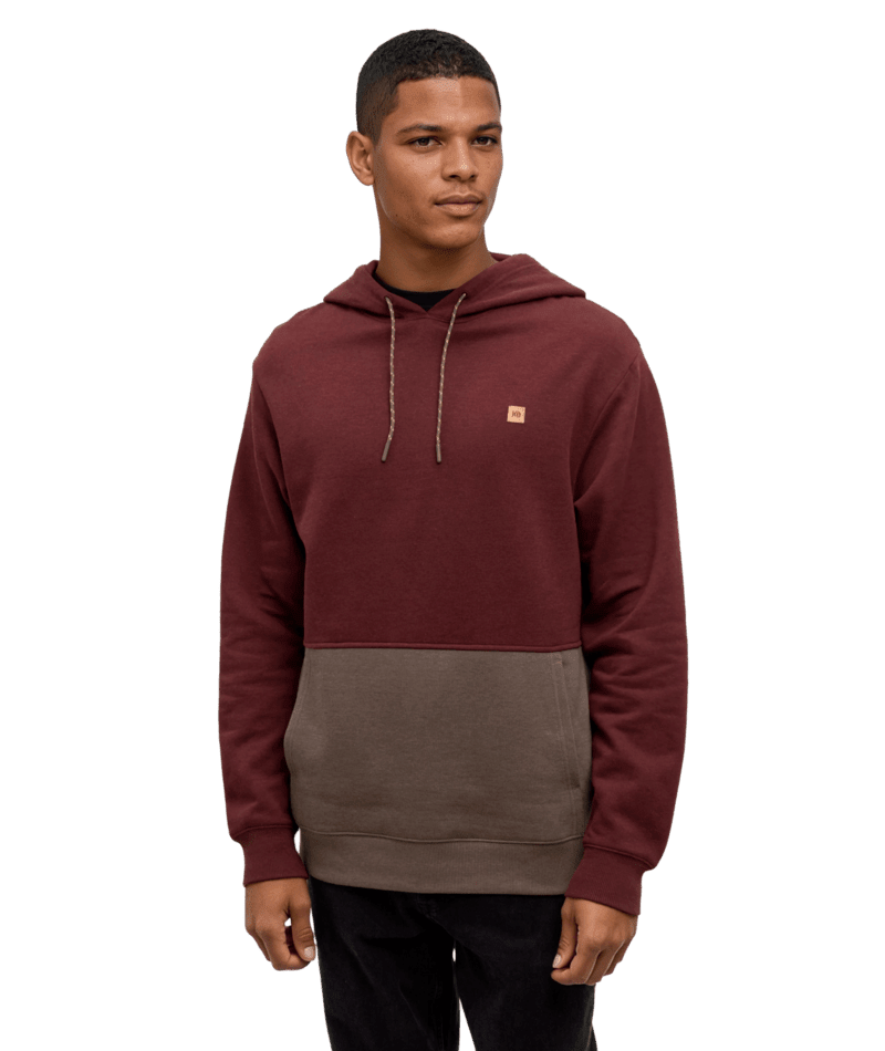 tentree Men's Howson Hoodie - Red Chestnut/Ashwood