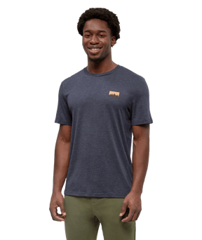 tentree Men's Juniper Cork Patch T-Shirt - Midnight Blue