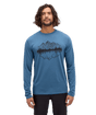 tentree Men's Mountain Portal Longsleeve T-Shirt - Blue Horizon