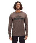 tentree Men's Mountain Portal Longsleeve T-Shirt - Ashwood