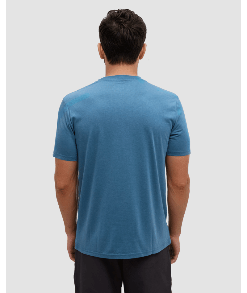 tentree Men's Mountain Scenic T-Shirt - Blue Horizon