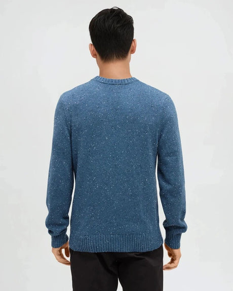 tentree Men's Rambler Fleck Sweater - Blue Horizon