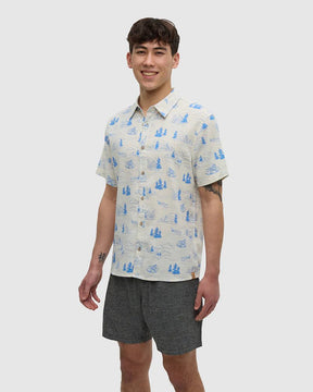 tentree Men's Redwood Shirt - White Oak