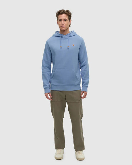 tentree Men's Reynard Hoodie - Lakeside Blue