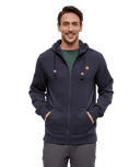 tentree Men's Reynard Zip Hoodie - Midnight