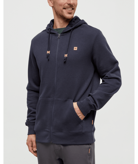 tentree Men's Reynard Zip Hoodie - Midnight