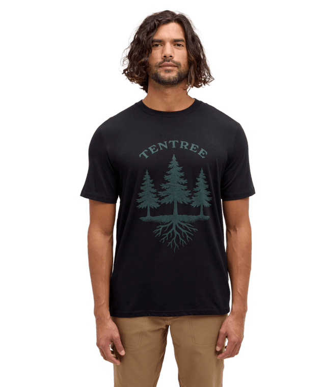 tentree Men's Roots T-Shirt - Meteorite