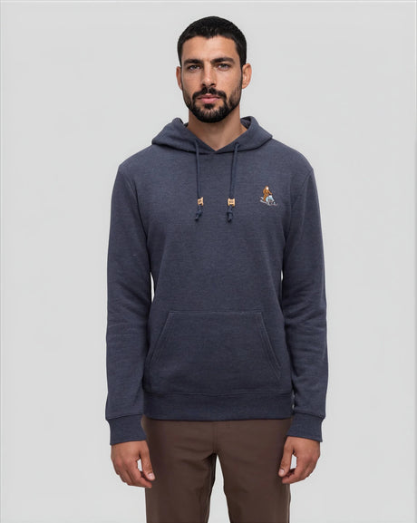 tentree Men's Sasquatch Hoodie - Midnight/Snowmobile