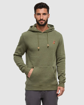 tentree Men's Sasquatch Hoodie - Olive/Football