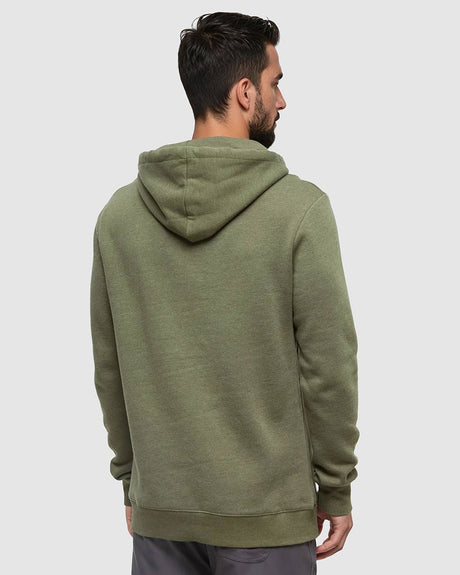 tentree Men's Sasquatch Hoodie - Olive/Football