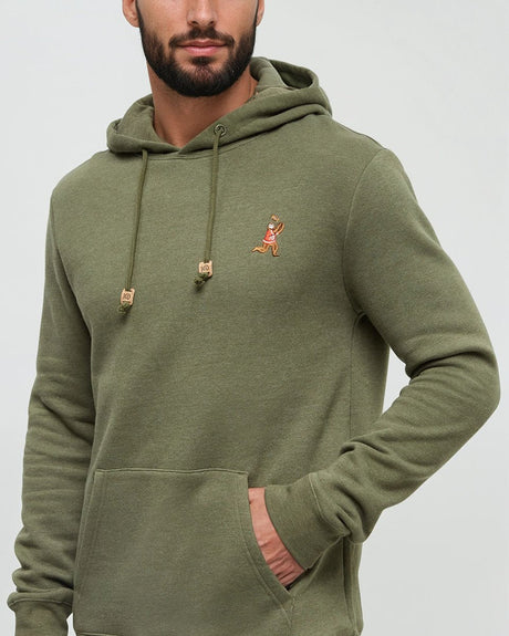 tentree Men's Sasquatch Hoodie - Olive/Football