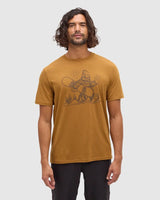 tentree Men's Sasquatch Sends It T-Shirt - Cider