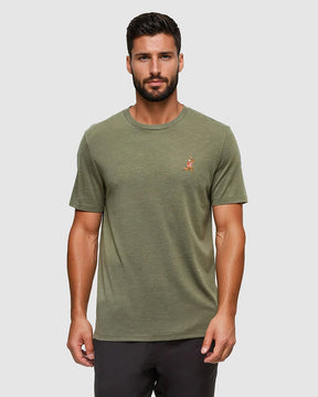 tentree Men's Sasquatch T-Shirt - Olive/Football