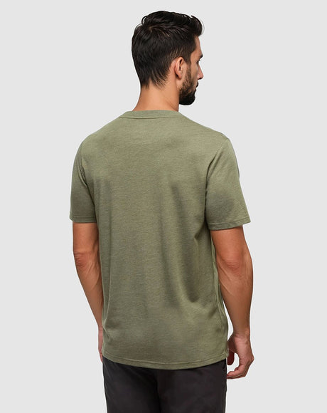 tentree Men's Sasquatch T-Shirt - Olive/Football
