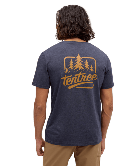 tentree Men's Tree T-Shirt - Midnight Blue