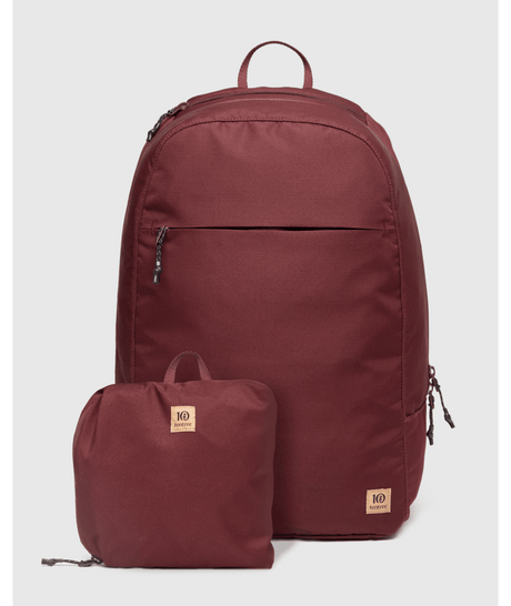 tentree Ruxton Packable Backpack - Deep Burgundy