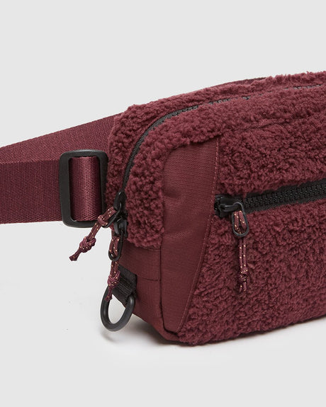 tentree Valdes Hip Pack - Deep Burgundy