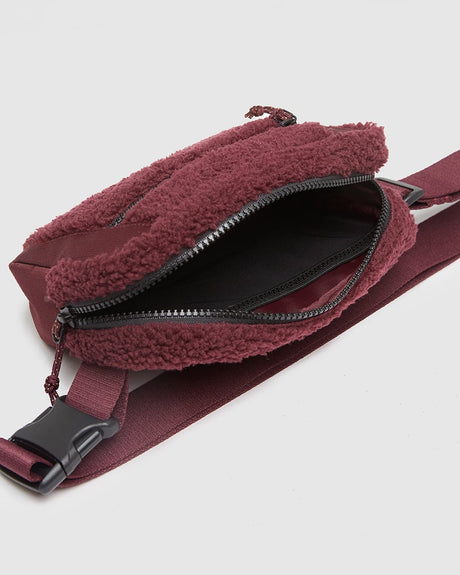 tentree Valdes Hip Pack - Deep Burgundy