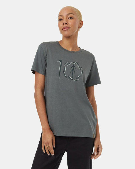 tentree Women's Artist Series Leaf Tee - A&M Clothing & Shoes