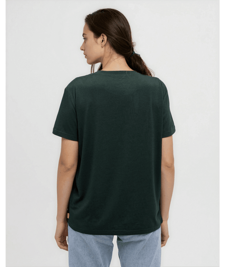 tentree Women's Autumn Flora T-Shirt - Dark Forest