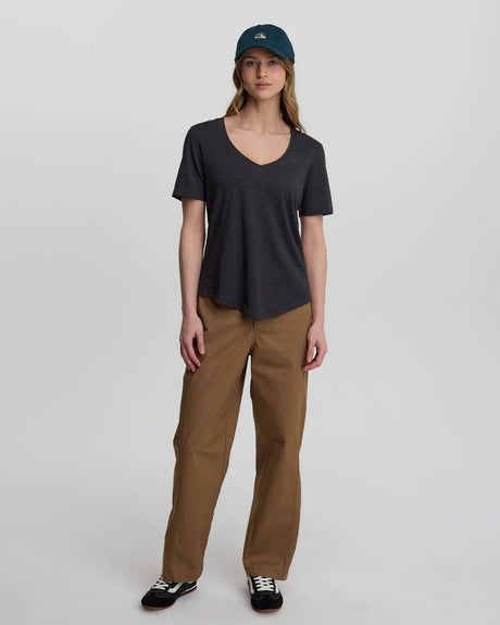 tentree Women's Brackley T-Shirt - Meteorite Heather