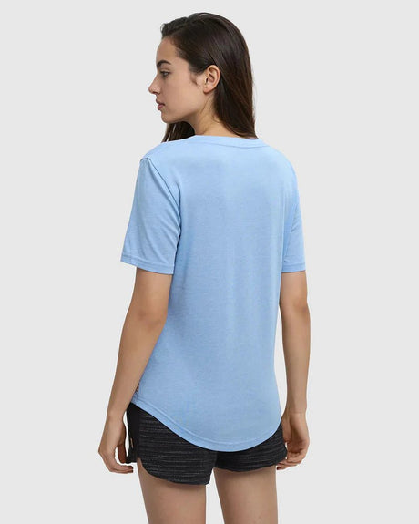 tentree Women's Brackley T-Shirt - Lakeside Blue