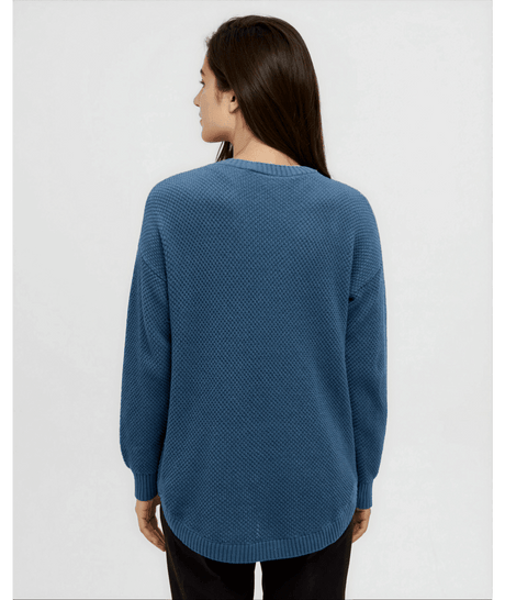 tentree Women's Broughton Sweater - Blue Horizon