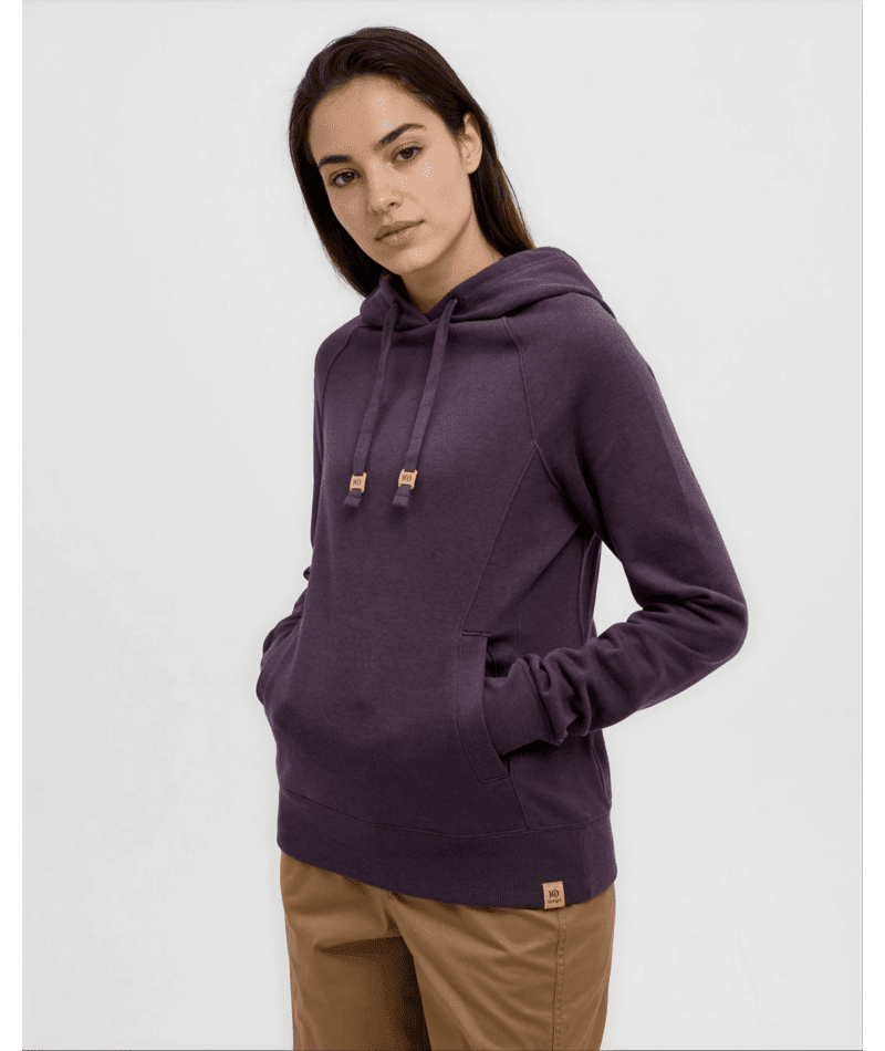tentree Women's Elm Hoodie - Plum Royale