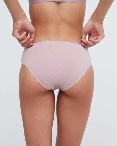tentree Women's Everyday Bikini Brief - Mauve