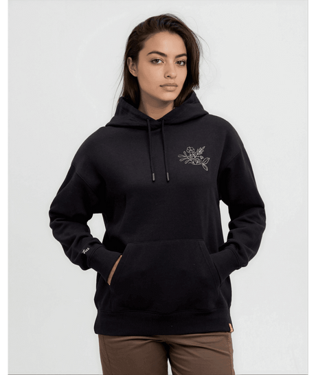 tentree Women's Field Foliage Hoodie - Meteorite