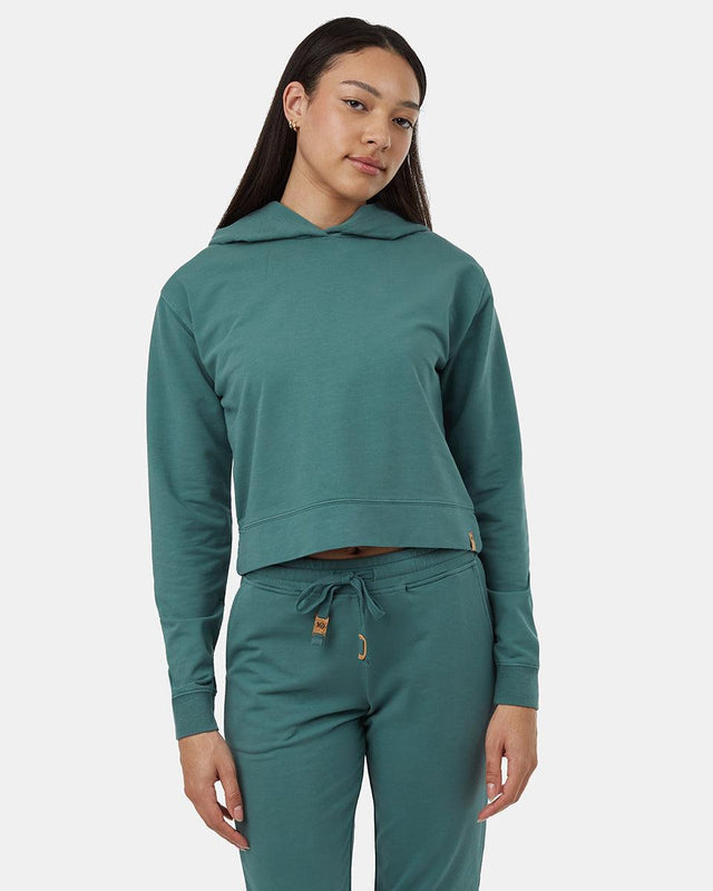 tentree Women's French Terry Crop Hoodie - A&M Clothing & Shoes - Westlock