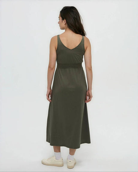 tentree Women's Hemlock Dress - Deep Olive